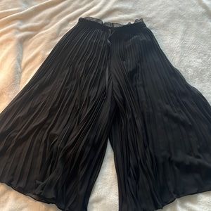 Black wide legged Zara pants